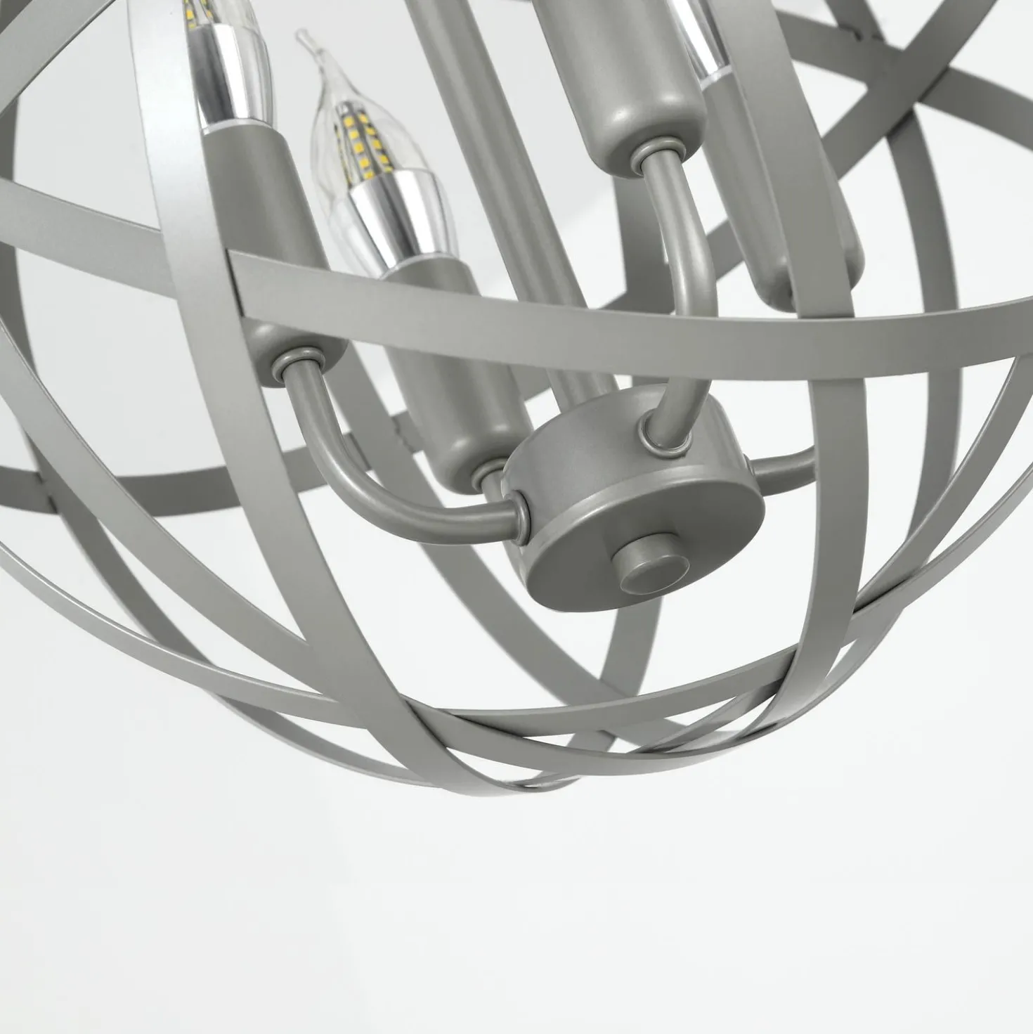 Suspension Jupiter Métal Gris