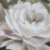 Tableau mural floral fait main en bois massif tons pastel