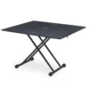 Table basse relevable Carrera Noir carbone