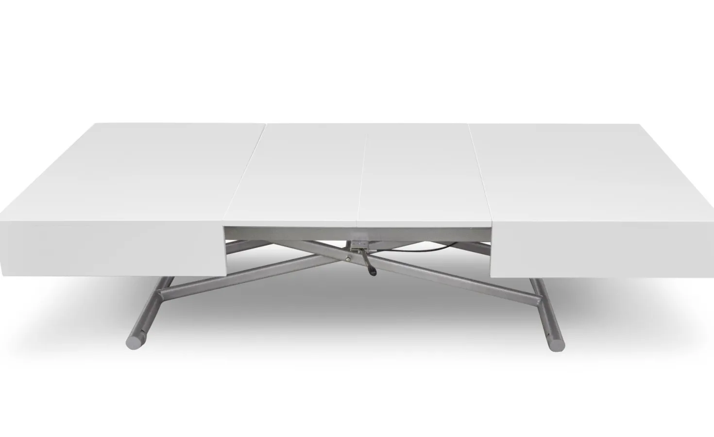 Table basse relevable Sundance Blanc Laqué
