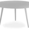 Table basse ronde 90cm Bipolart Métal Argent