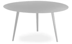 Table basse ronde 90cm Bipolart Métal Argent