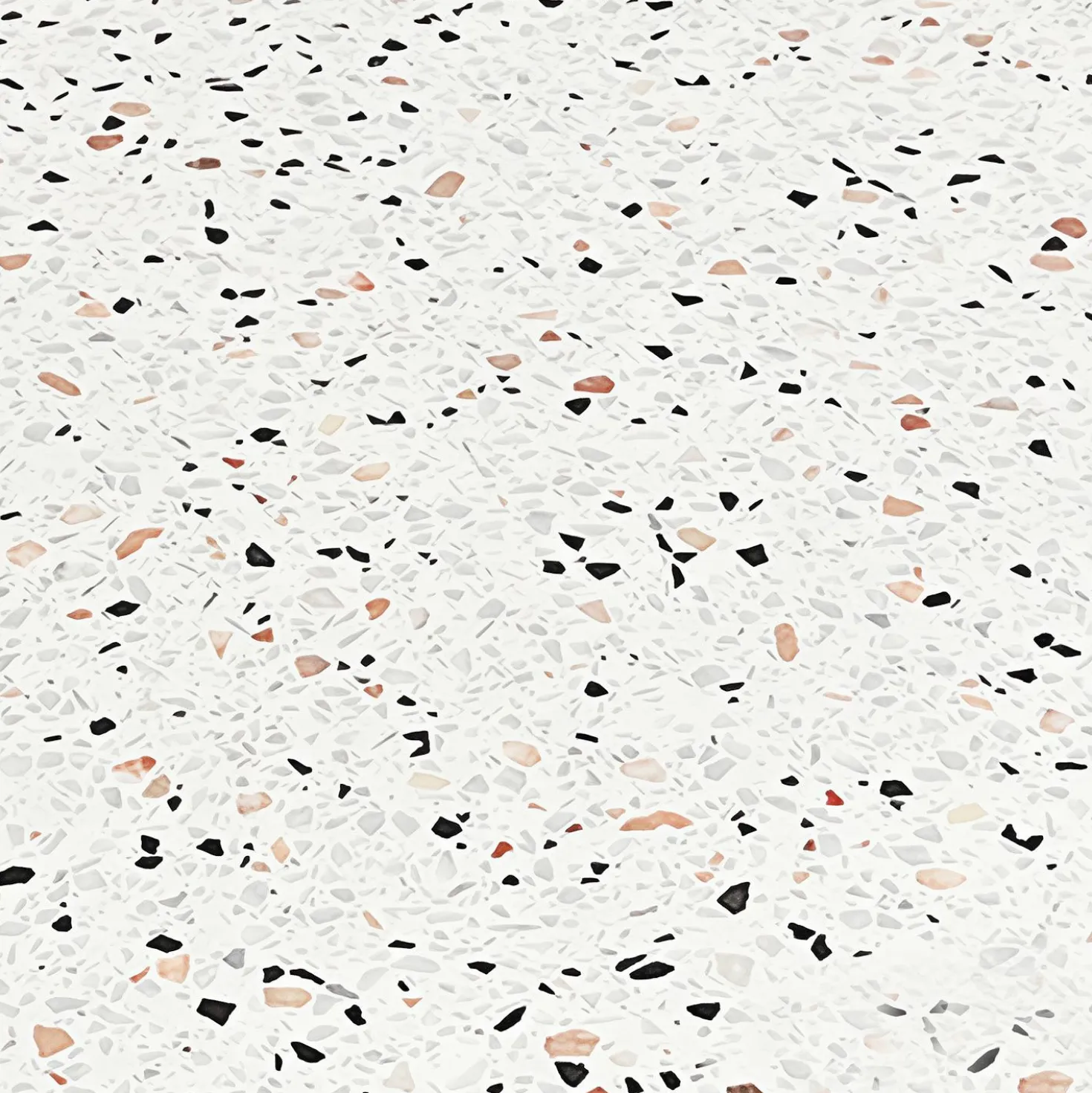 Table basse ronde moderne Titouan D84cm Effet Terrazzo