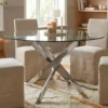 Table Croisade Chrome