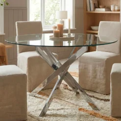 Table Croisade Chrome