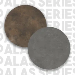 Table de chevet Wasat L44,5xH90cm Bronze et Anthracite