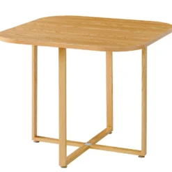 Table et chaises scandinaves Oslo Gris et Chêne
