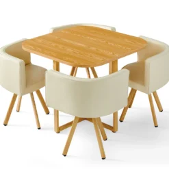 Table et chaises scandinaves Oslo Beige