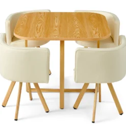 Table et chaises scandinaves Oslo Beige