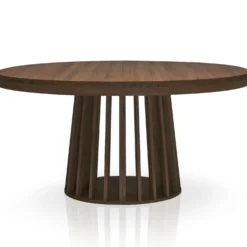 Table ovale extensible Eliza Bois noisette