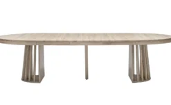 Table ovale extensible Eliza Chêne clair