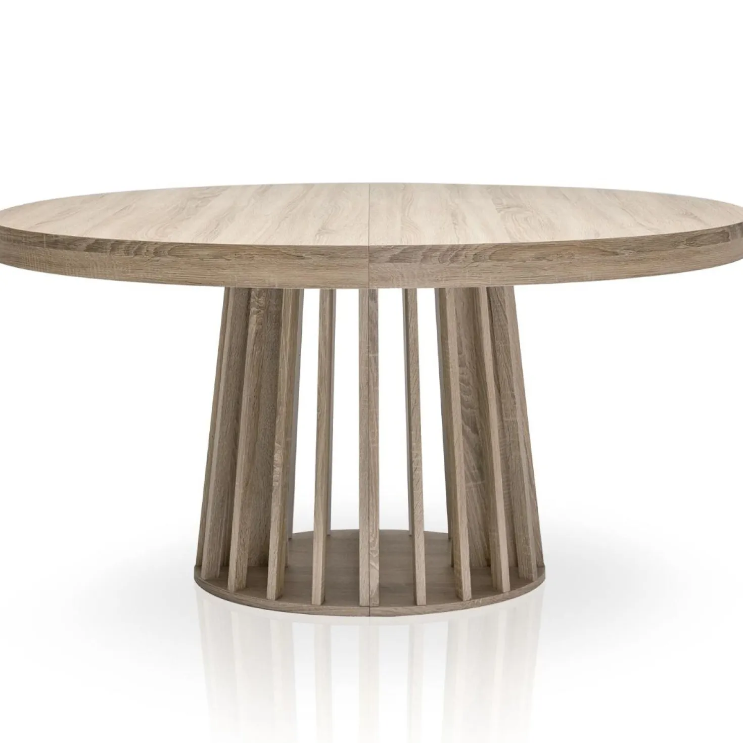 Table ovale extensible Eliza Chêne clair