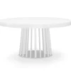 Table ovale extensible Eliza Blanc