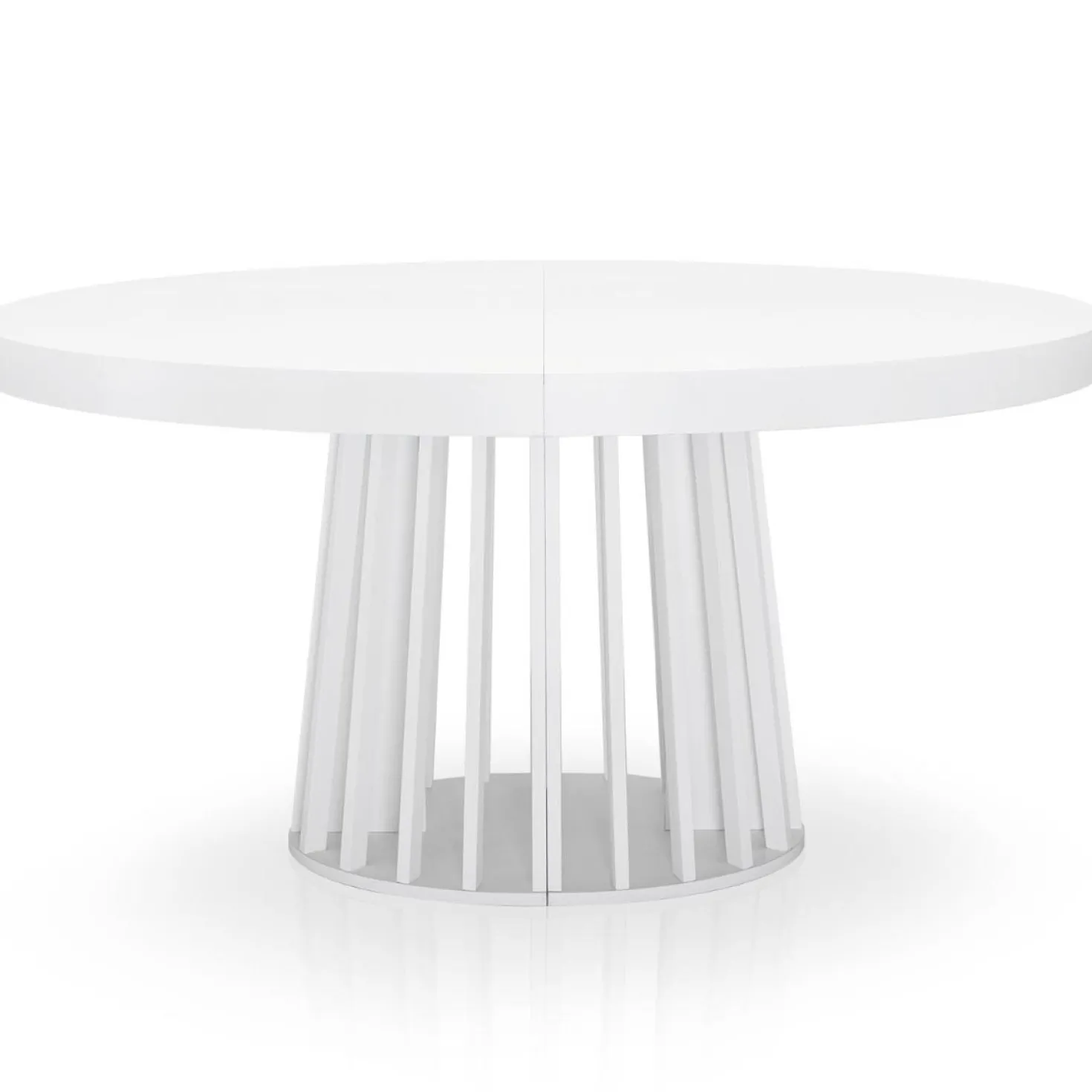 Table ovale extensible Eliza Blanc