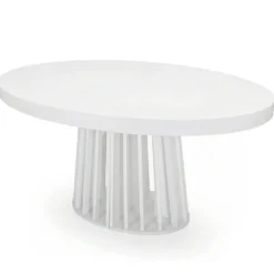 Table ovale extensible Eliza Blanc