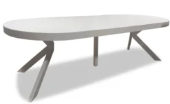 Table ronde extensible Myriade Blanc