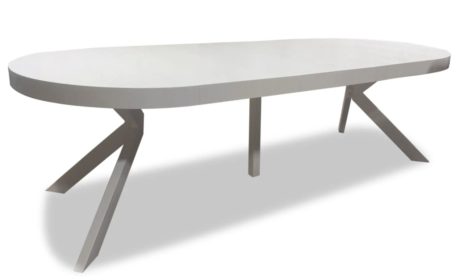 Table ronde extensible Myriade Blanc