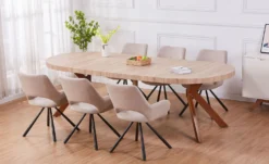 Table ronde extensible Myriade Sonoma