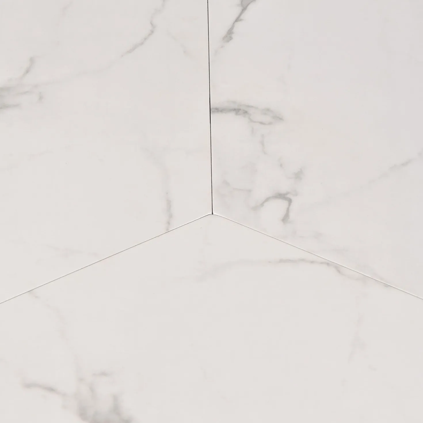 Table ronde pliante gain de place Foldine Ø80cm Métal Noir et Effet marbre Blanc