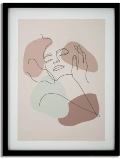 Tampon Visage M.D.F. et verre multicolore
