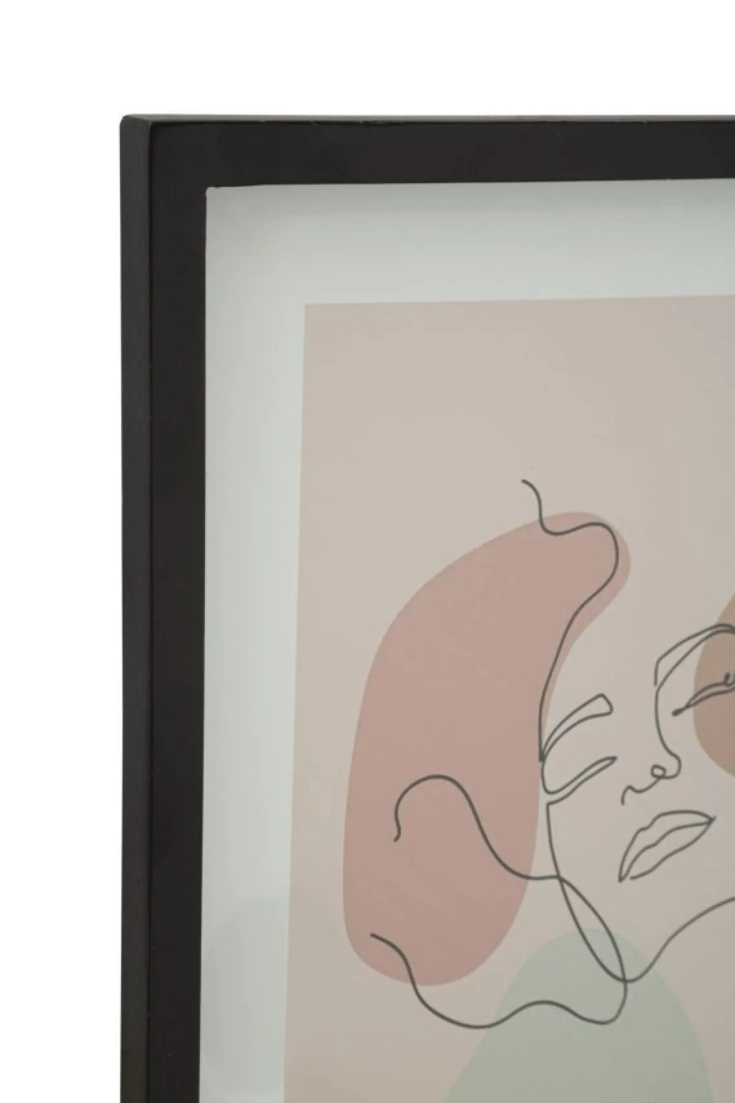 Tampon Visage M.D.F. et verre multicolore