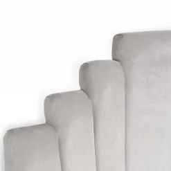 Tête de lit Arena 160 cm Velours Argent
