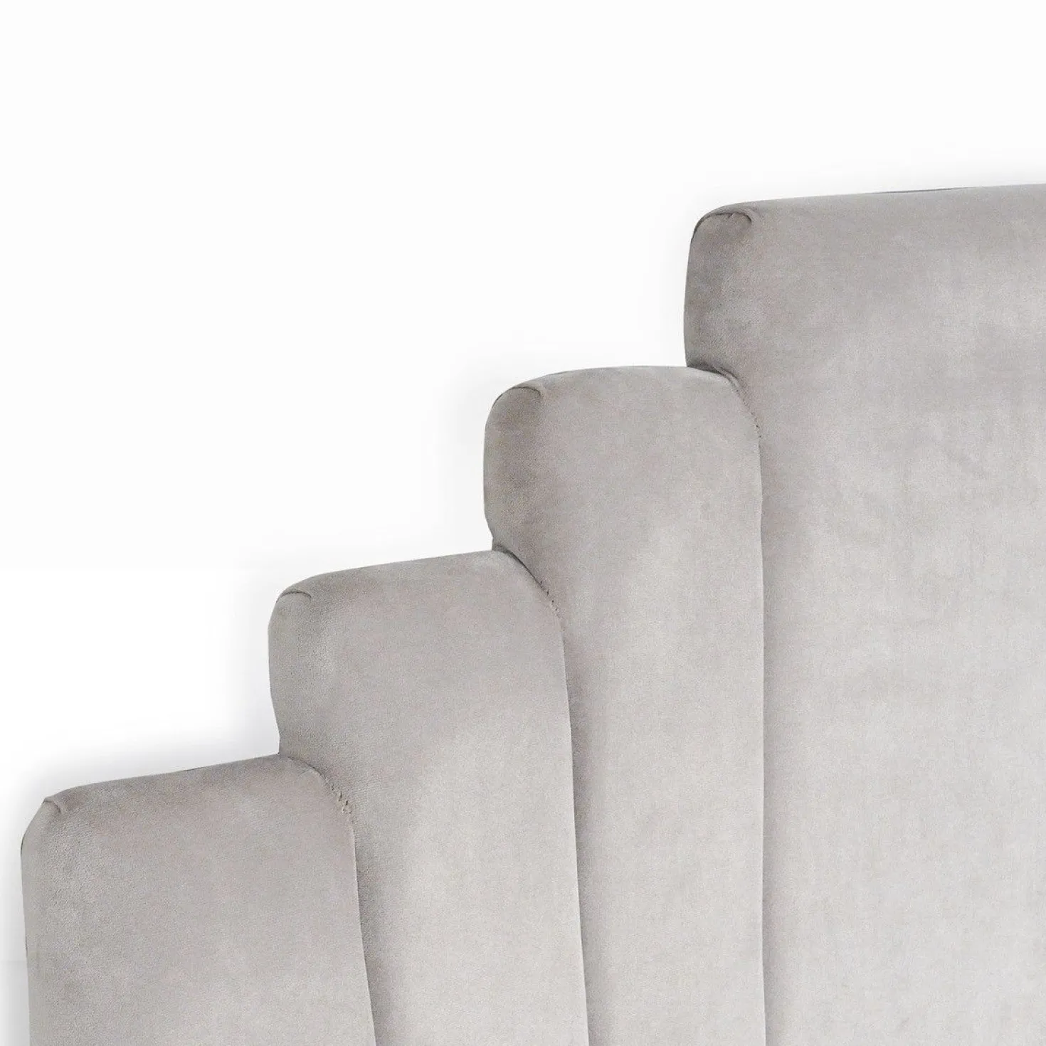 Tête de lit Arena 160 cm Velours Argent
