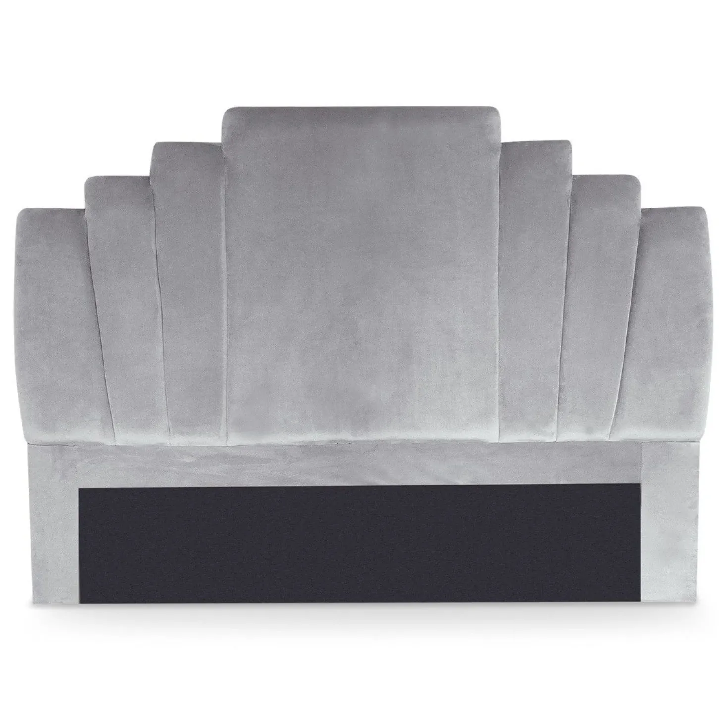 Tête de lit Arena 160 cm Velours Argent