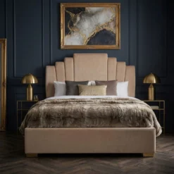 Tête de lit Arena 160 cm Velours Taupe