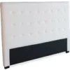 Tête de lit capitonnée Luxor 180cm Tissu bouclette Crème