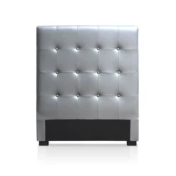 Tête de lit Luxor 90cm Argent