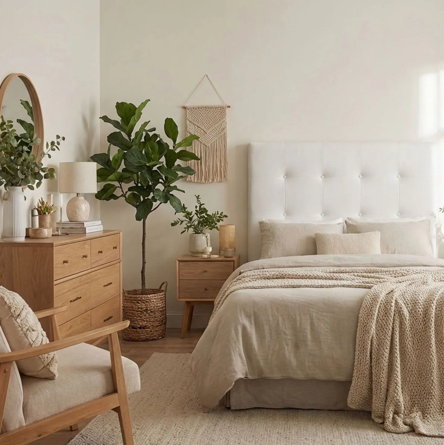 Tête de lit Luxor 90cm Blanc