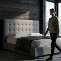 Tête de lit Luxor 180cm Gris