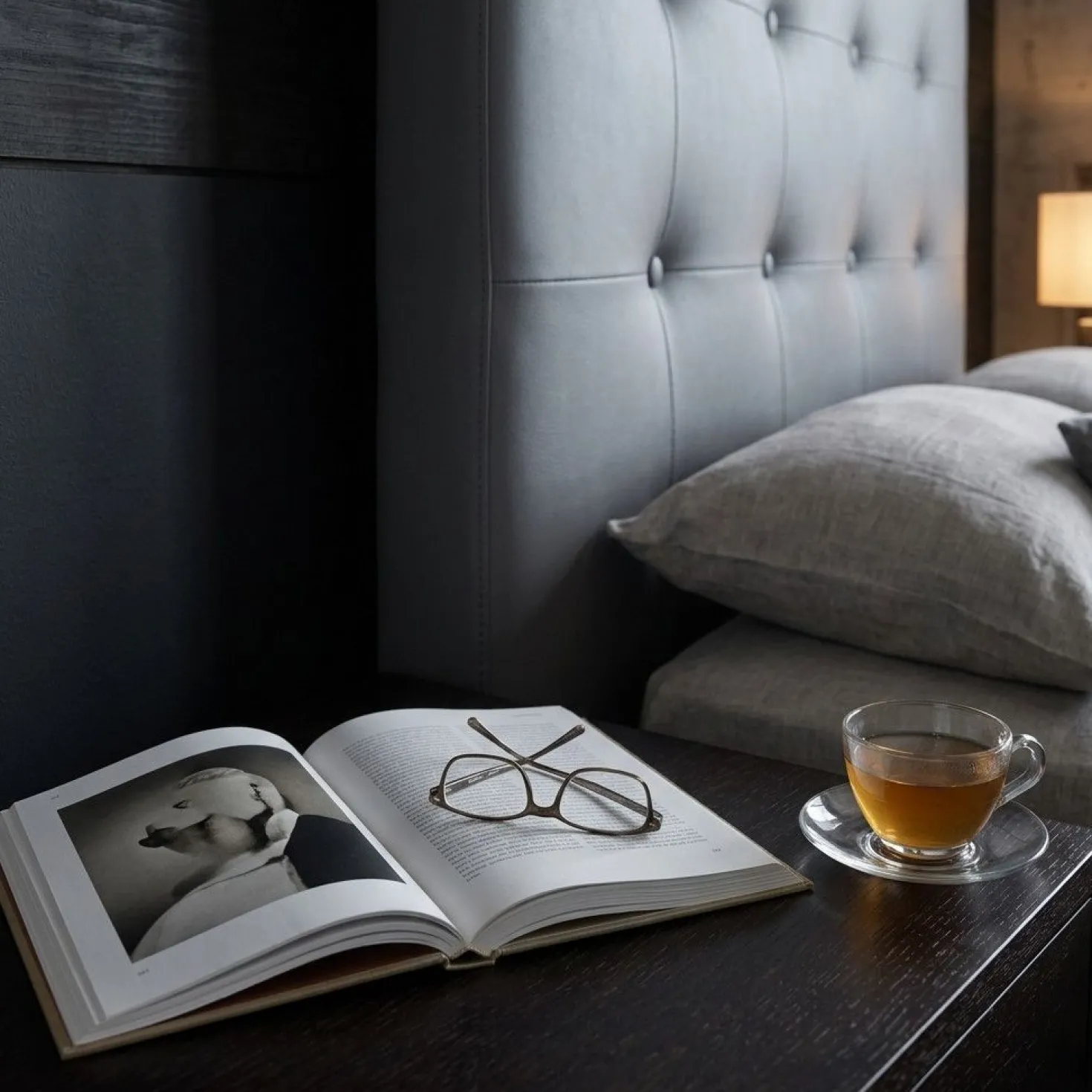 Tête de lit Luxor 160cm Gris