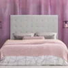 Tête de lit Luxor 140cm Tissu Beige