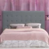 Tête de lit Luxor 180cm Tissu Gris