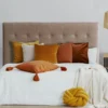 Tête de lit Luxor 160cm Velours Taupe