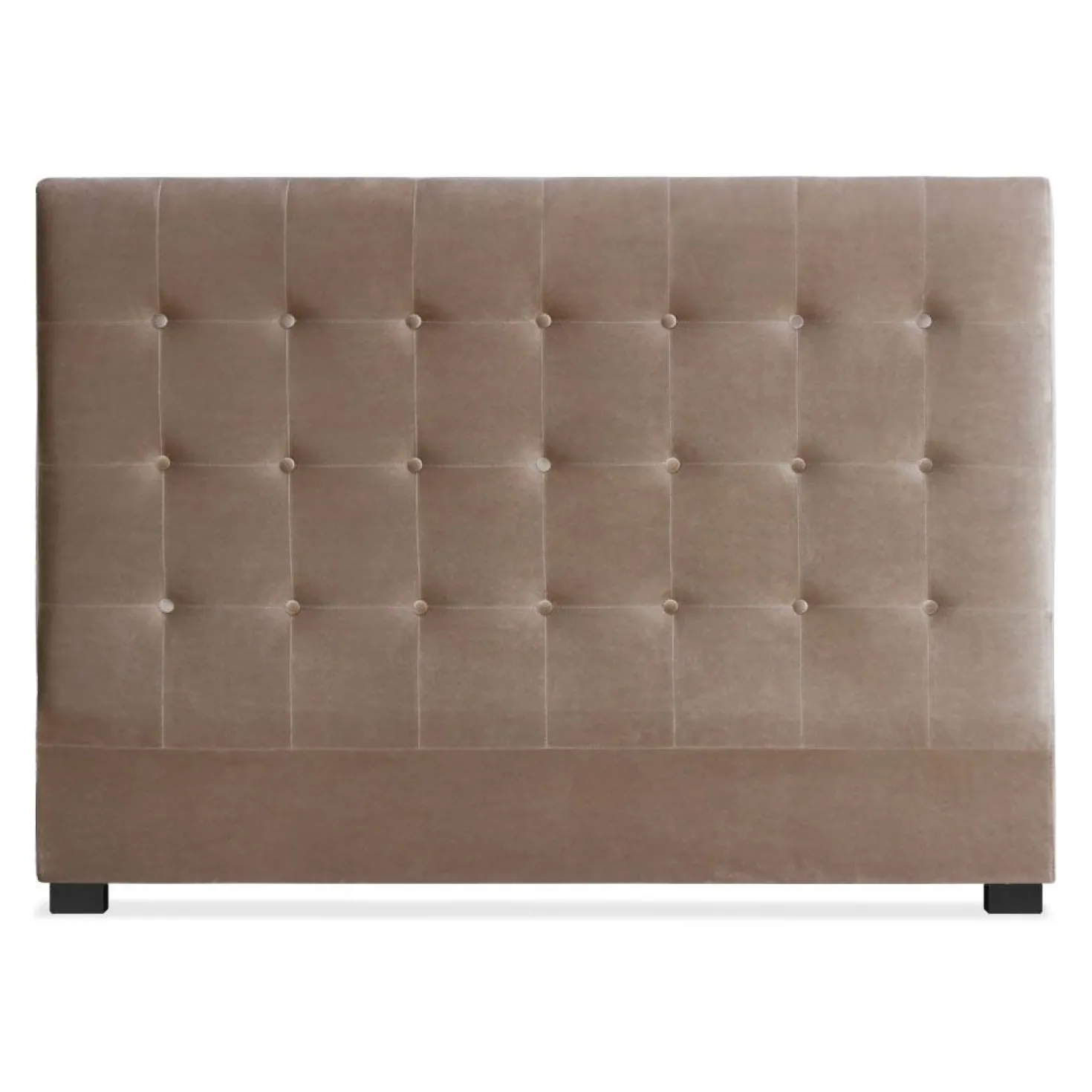 Tête de lit Luxor 160cm Velours Taupe