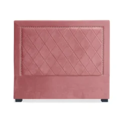 Tête de lit Meghan 140cm Velours Rose