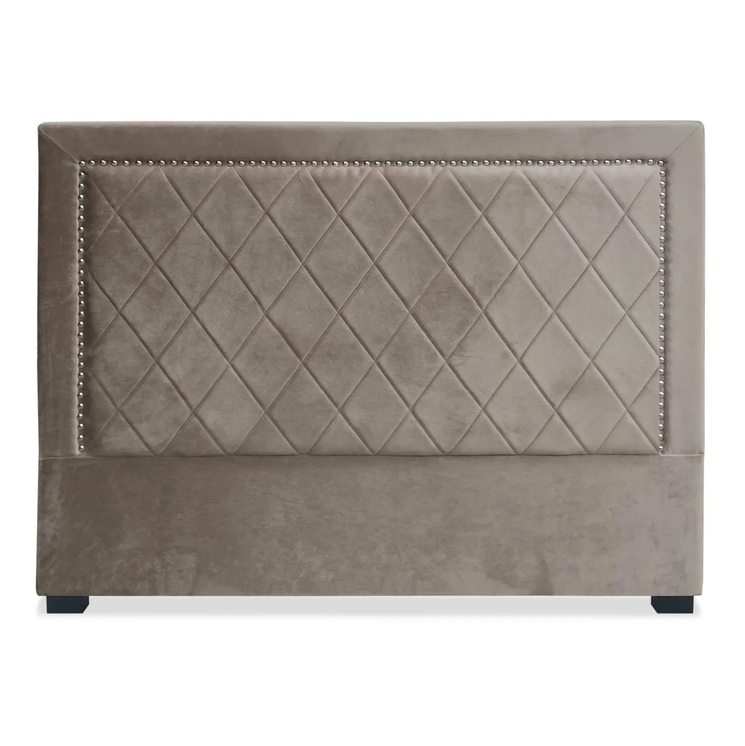 Tête de lit Meghan 160cm Velours Taupe