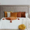 Tête de lit Meghan 180cm Velours Taupe