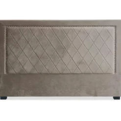 Tête de lit Meghan 180cm Velours Taupe