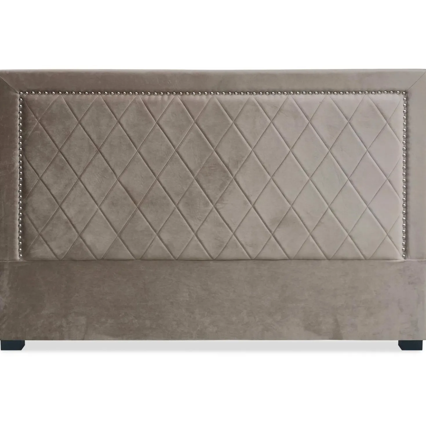Tête de lit Meghan 180cm Velours Taupe