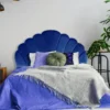 Tête de lit Mermaid 140 cm Velours Bleu