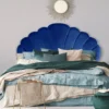 Tête de lit Mermaid 160 cm Velours Bleu