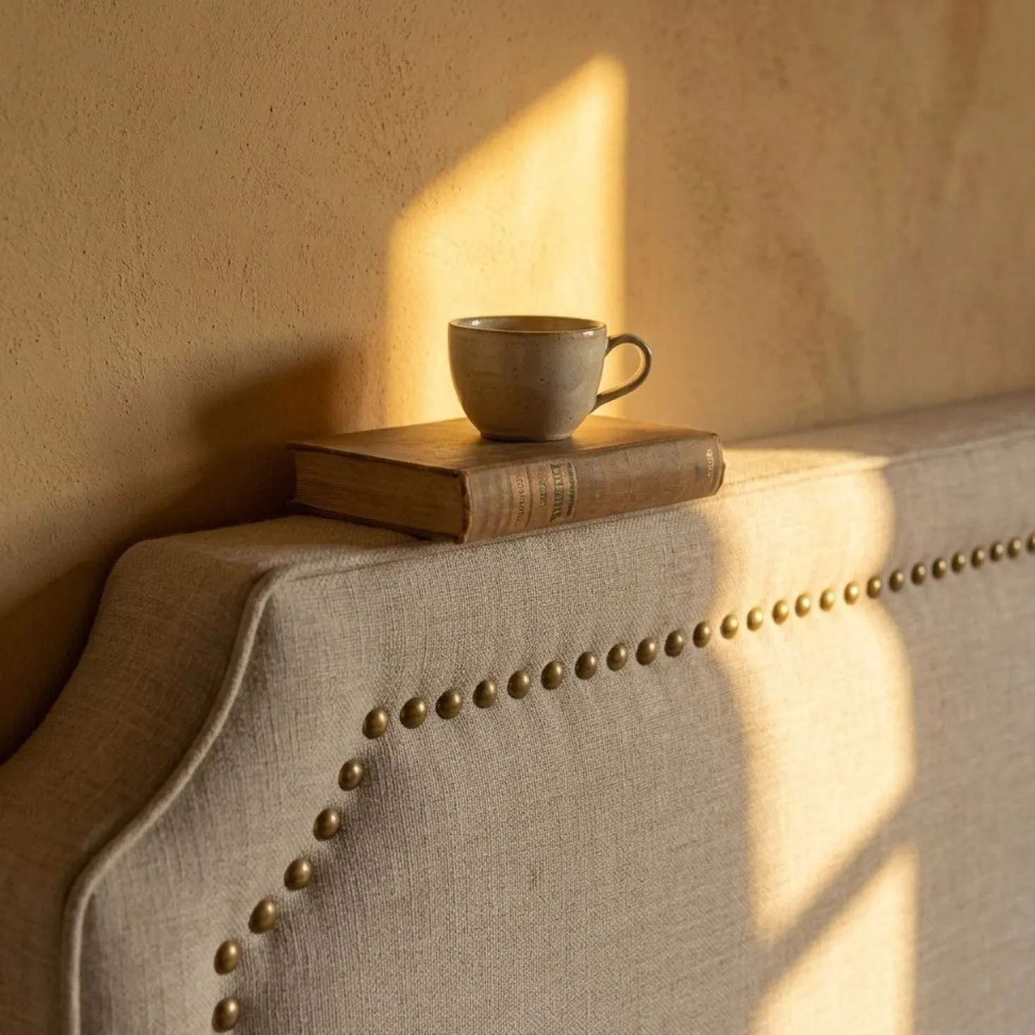 Tête de lit Milana 160cm Tissu Beige