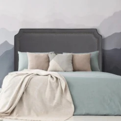 Tête de lit Milana 180cm Tissu Gris