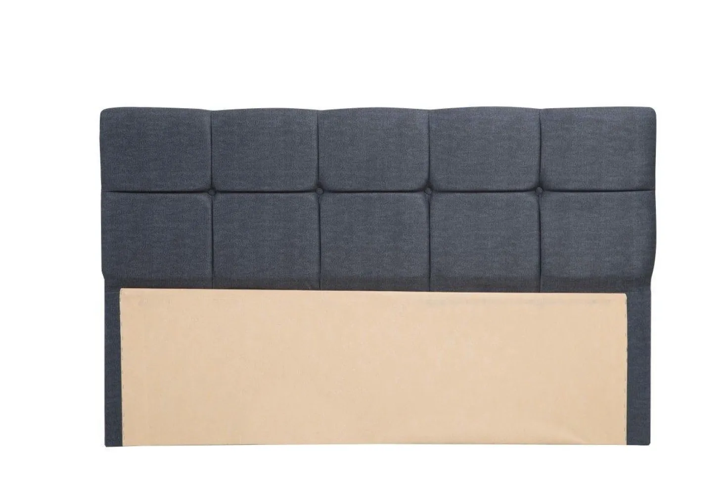 Tête de lit Testin 120cm Velours Anthracite