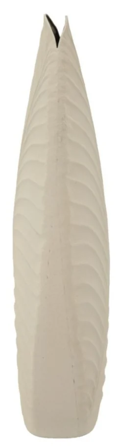 Vase décoratif élancé finition mate Dune couleur Crème