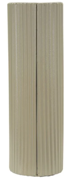 Vase design ondulé finition mate